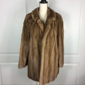 Real Fur Lazarus Vintage Coat Excellent Cond.RARE